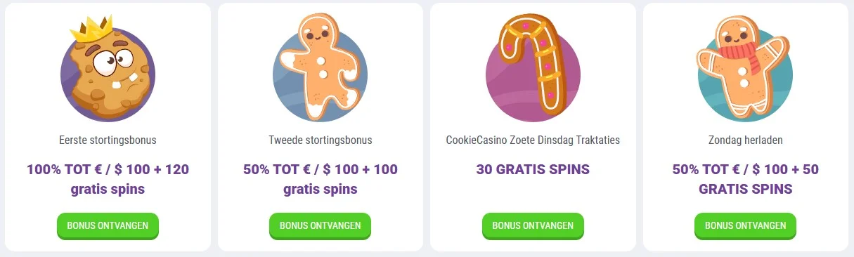Cookie Casino – speel, win en geniet van heerlijke beloningen