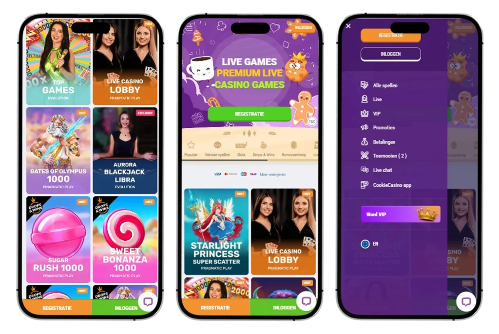 CookieCasino app